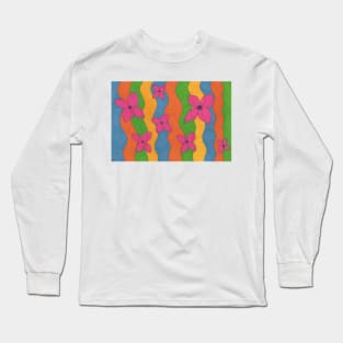 Retro: Flower Power Long Sleeve T-Shirt